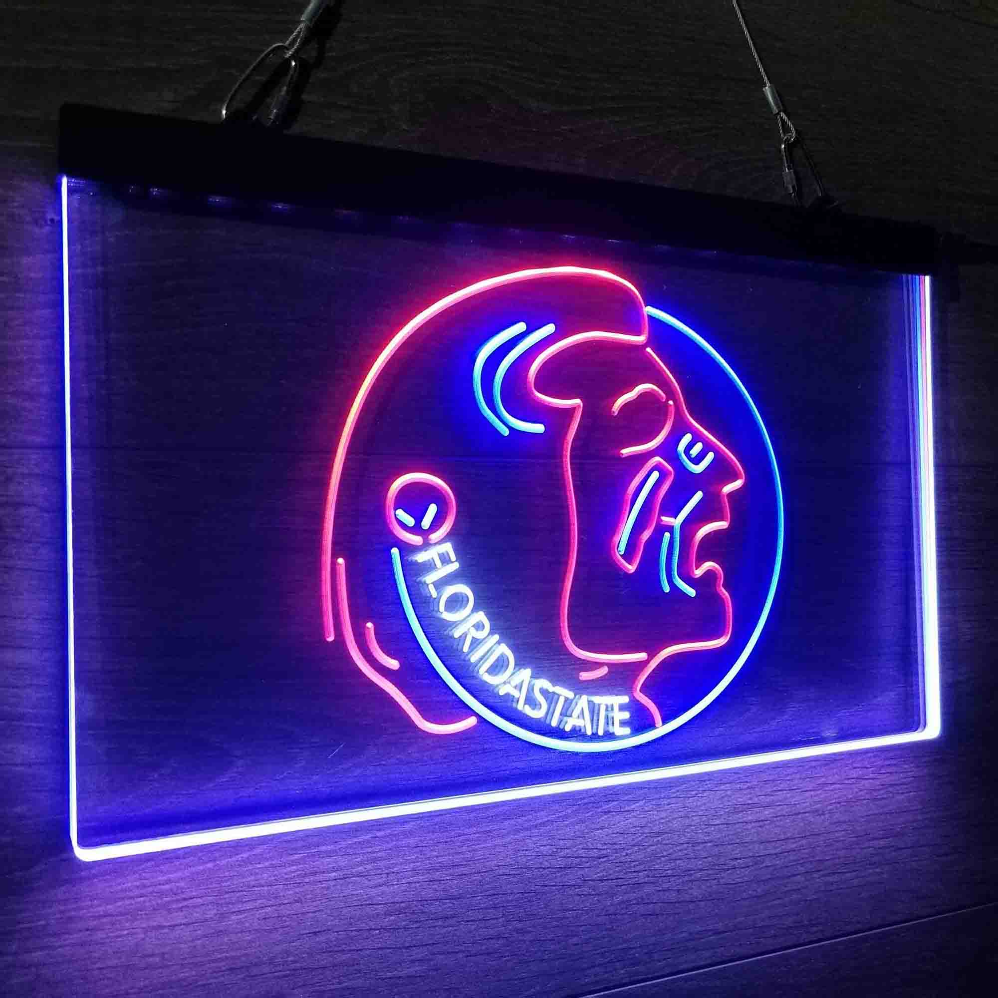 Football Florida State Seminoles Sport Neon 3-Color LED Sign