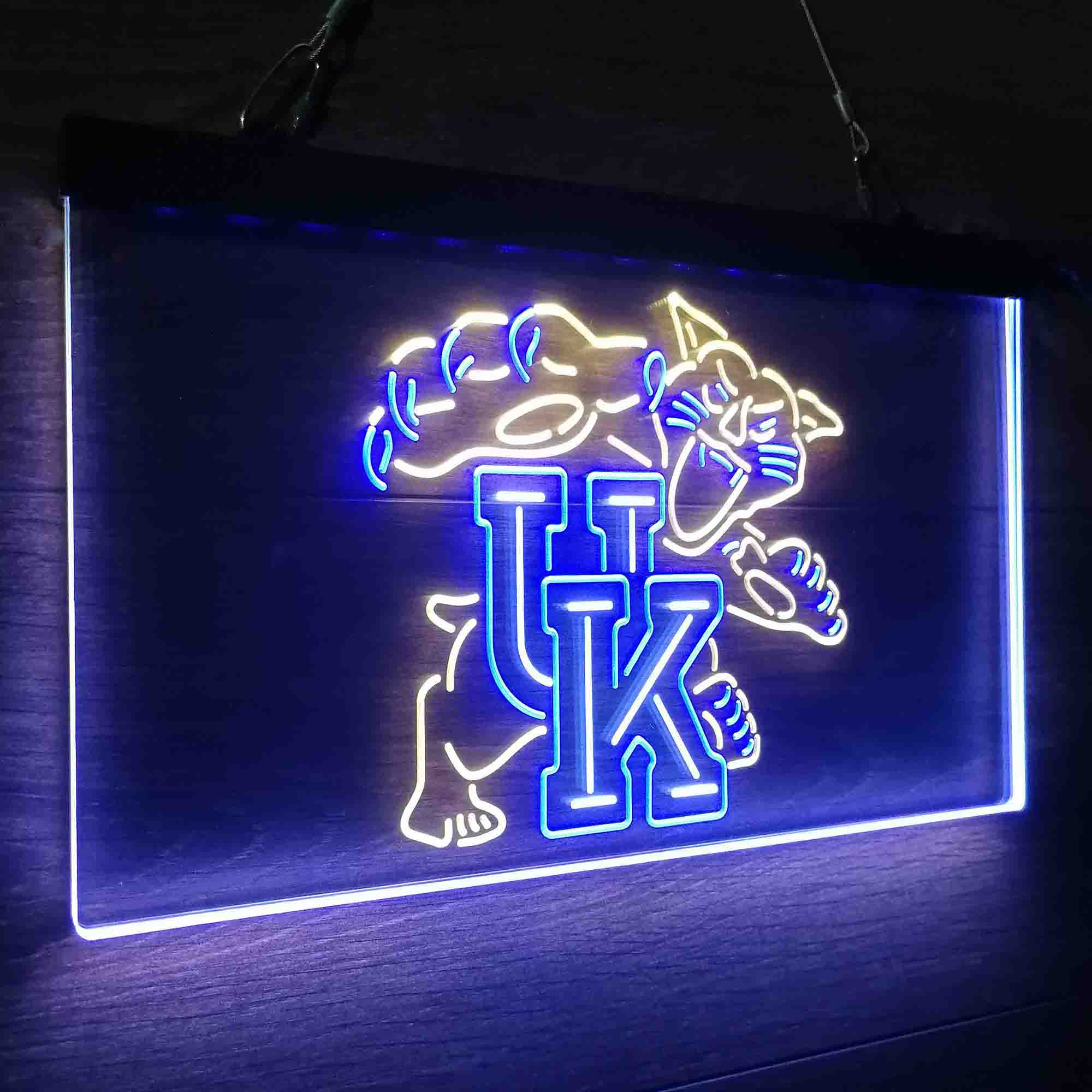 Basketball Kentucky Wildcats Sport Neon 3-Color LED Sign