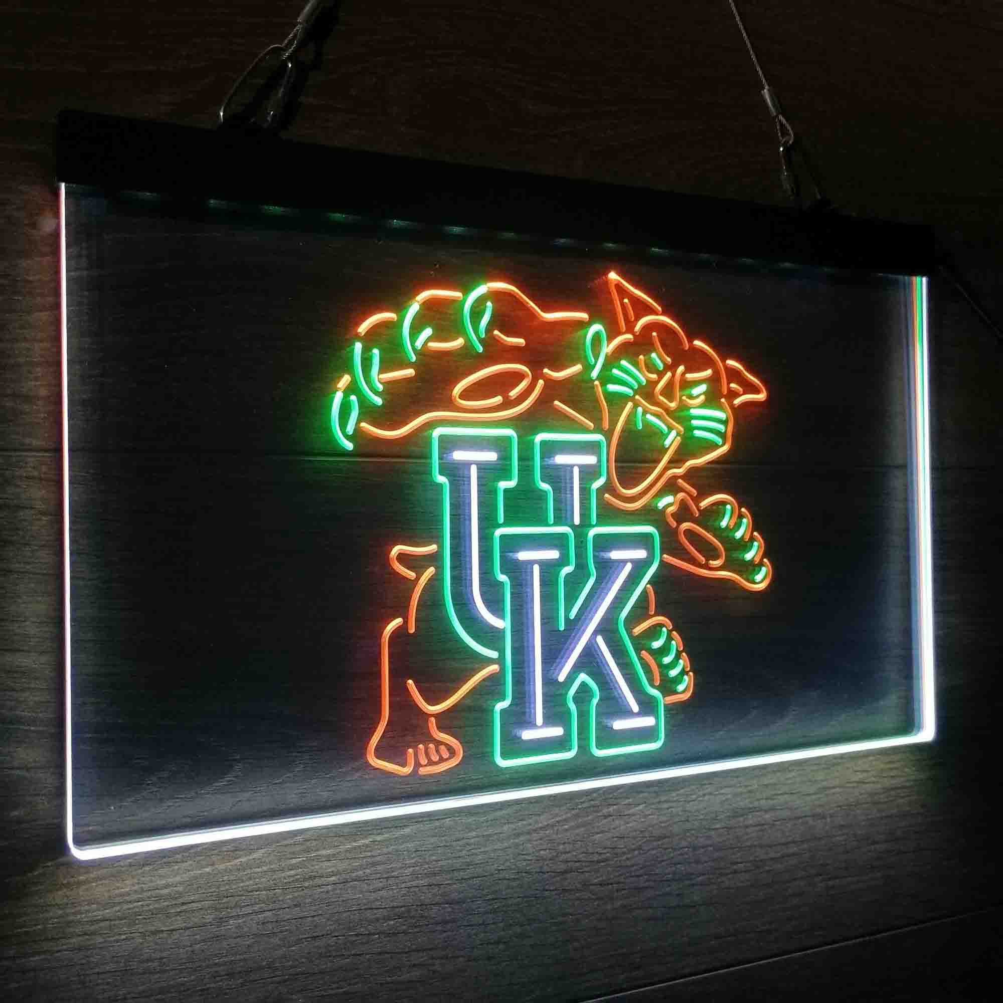 Basketball Kentucky Wildcats Sport Neon 3-Color LED Sign