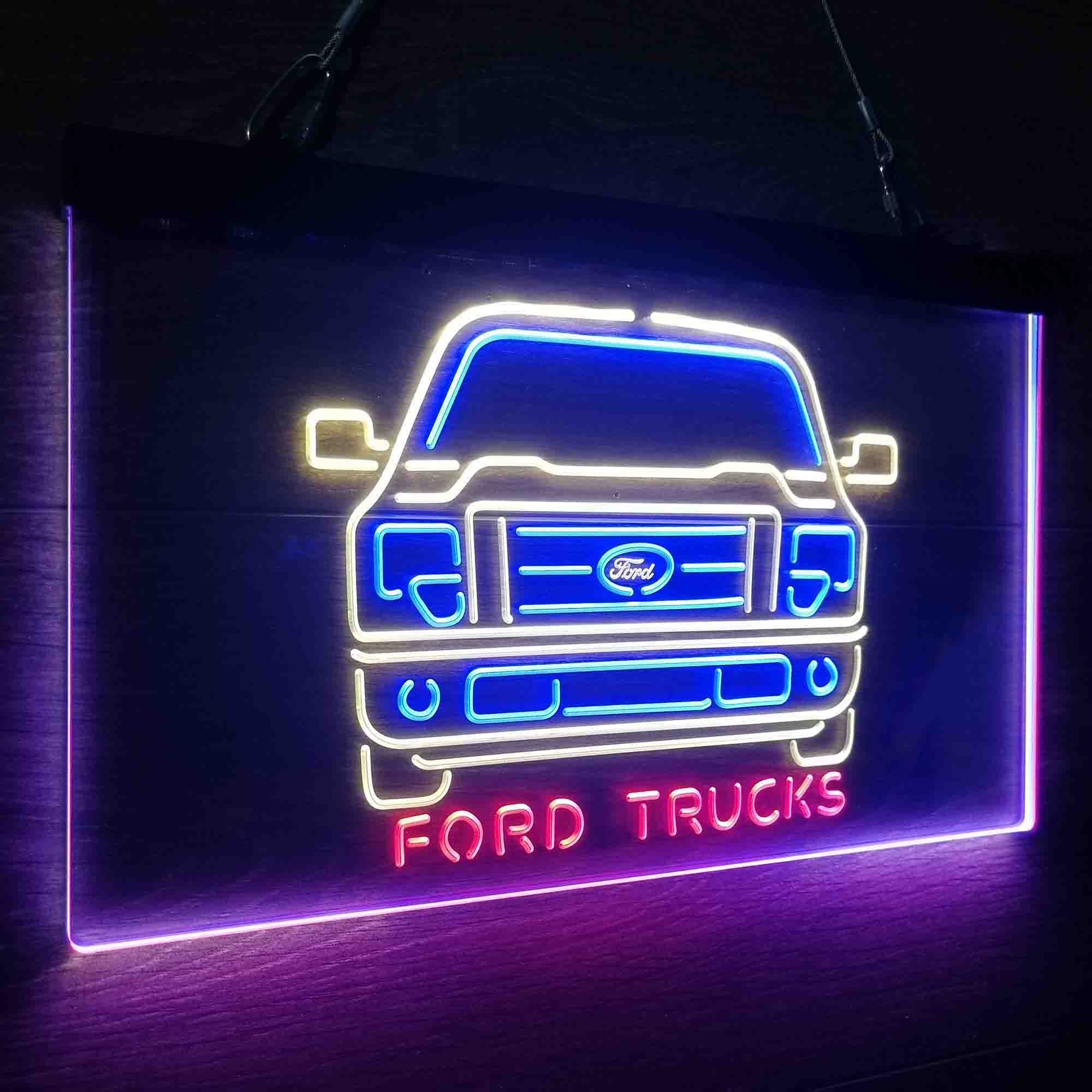 Ford Truck Neon 3-Color LED Sign