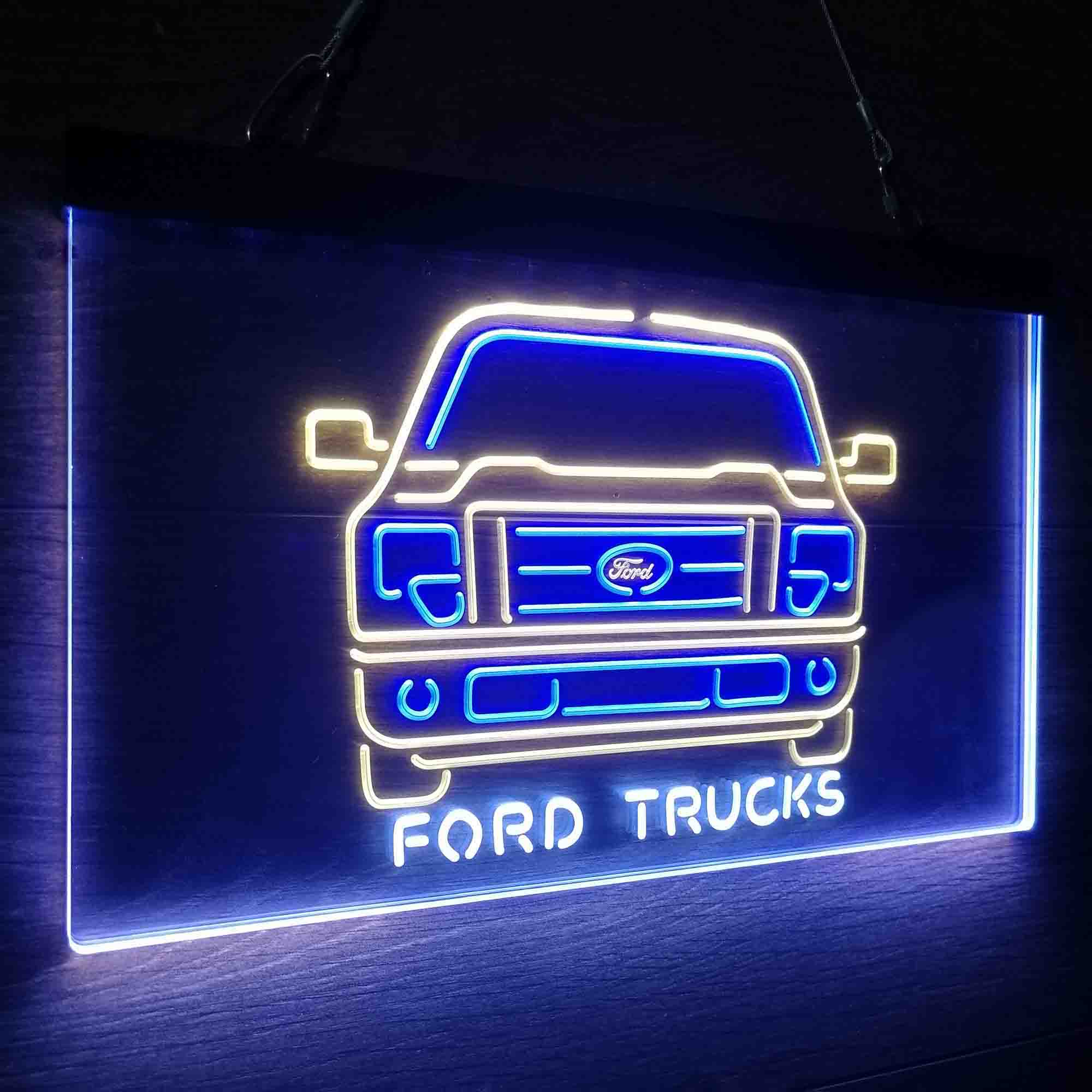 Ford Truck Neon 3-Color LED Sign