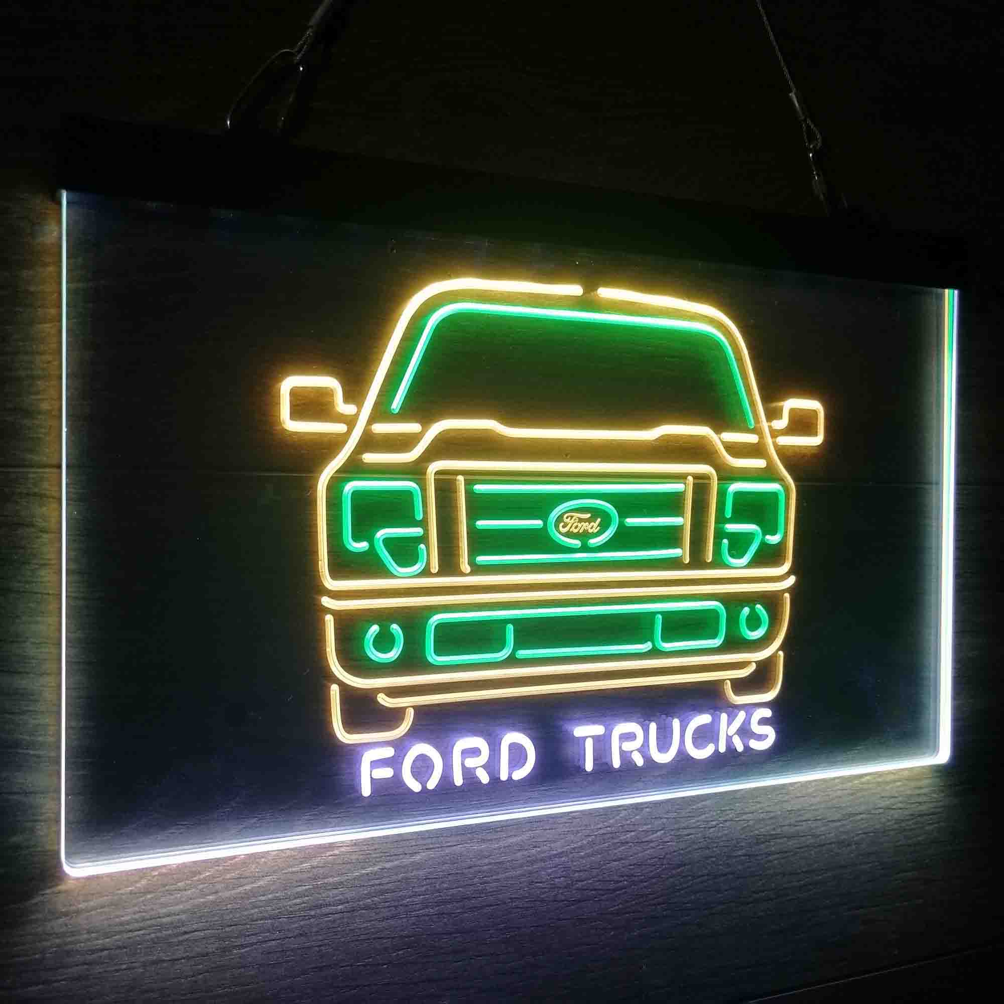 Ford Truck Neon 3-Color LED Sign