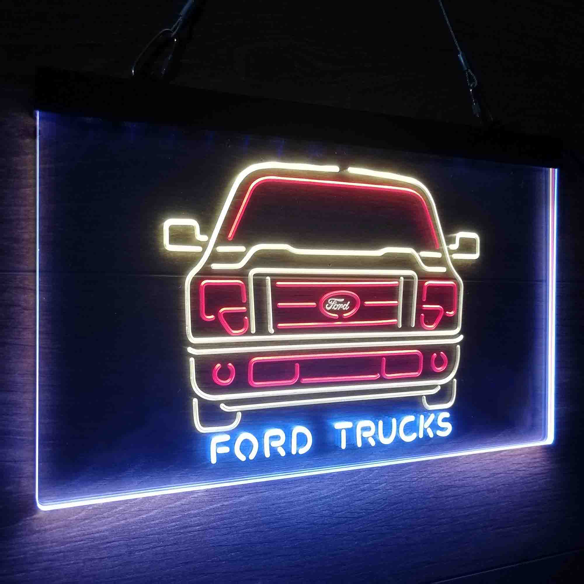 Ford Truck Neon 3-Color LED Sign