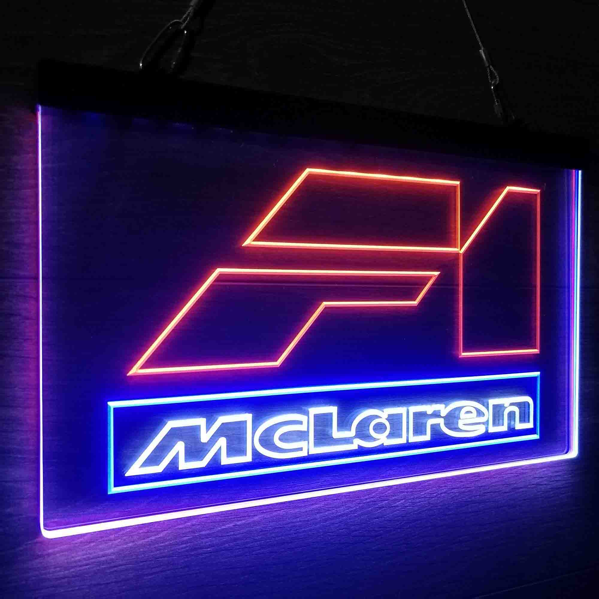 Mclaren F1 Car Neon 3-Color LED Sign