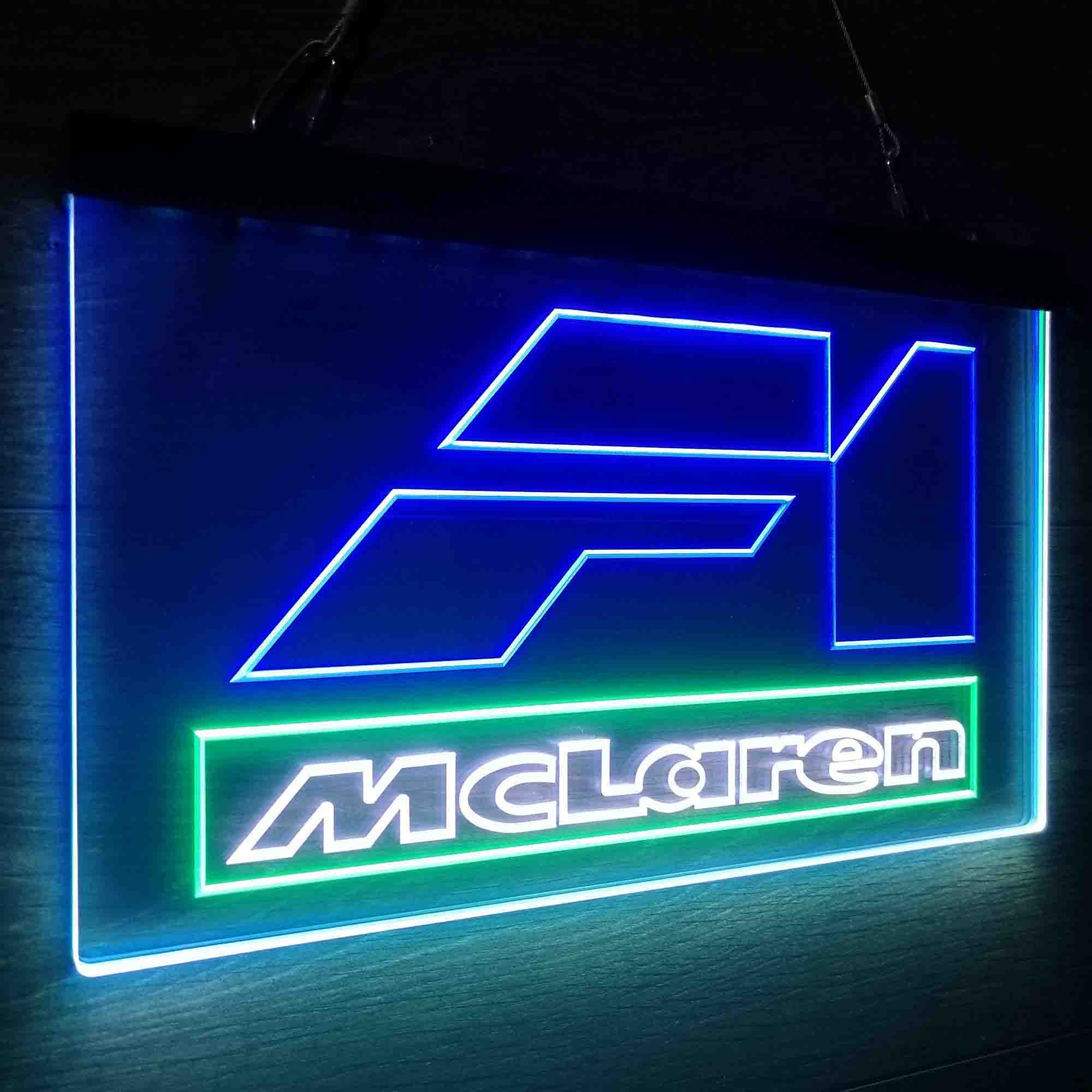 Mclaren F1 Car Neon 3-Color LED Sign