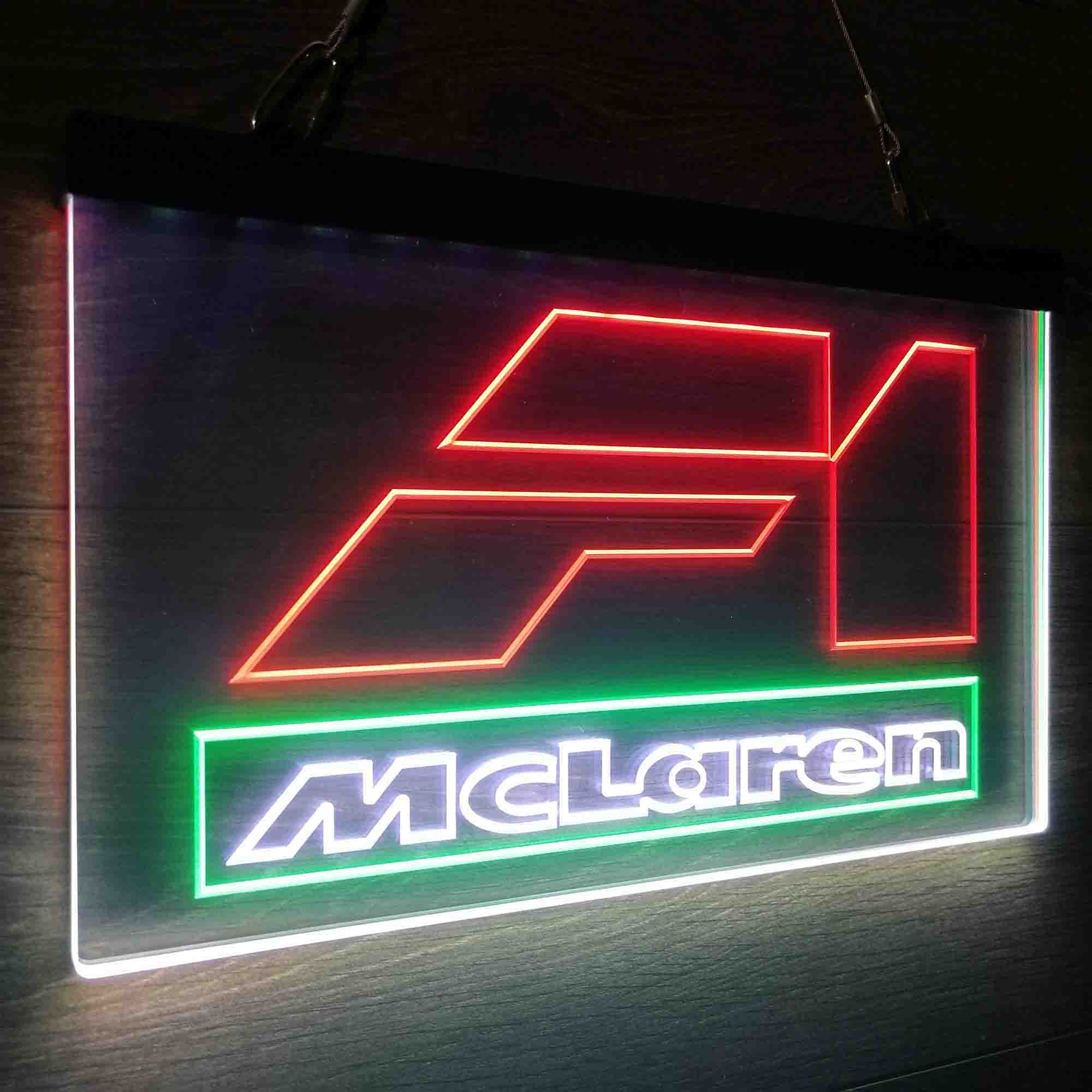 Mclaren F1 Car Neon 3-Color LED Sign