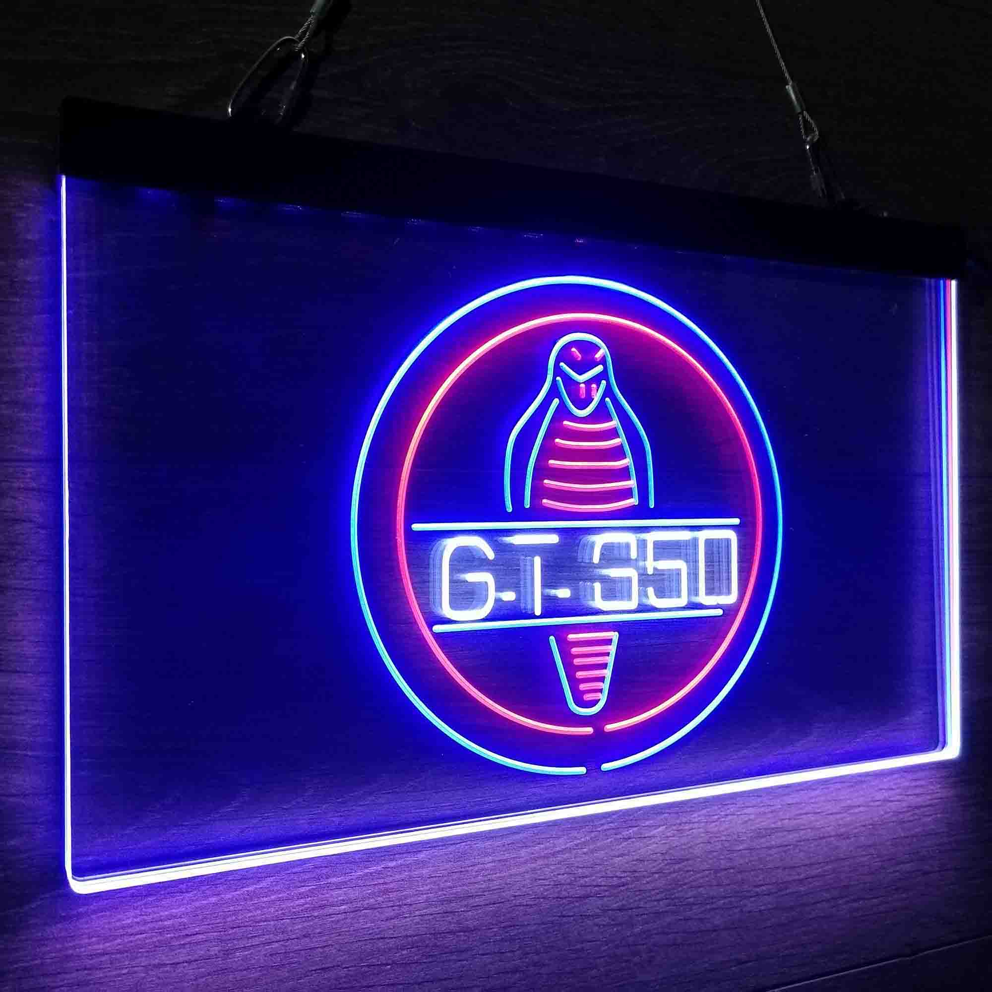GT350 Cobra Car Neon 3-Color LED Sign