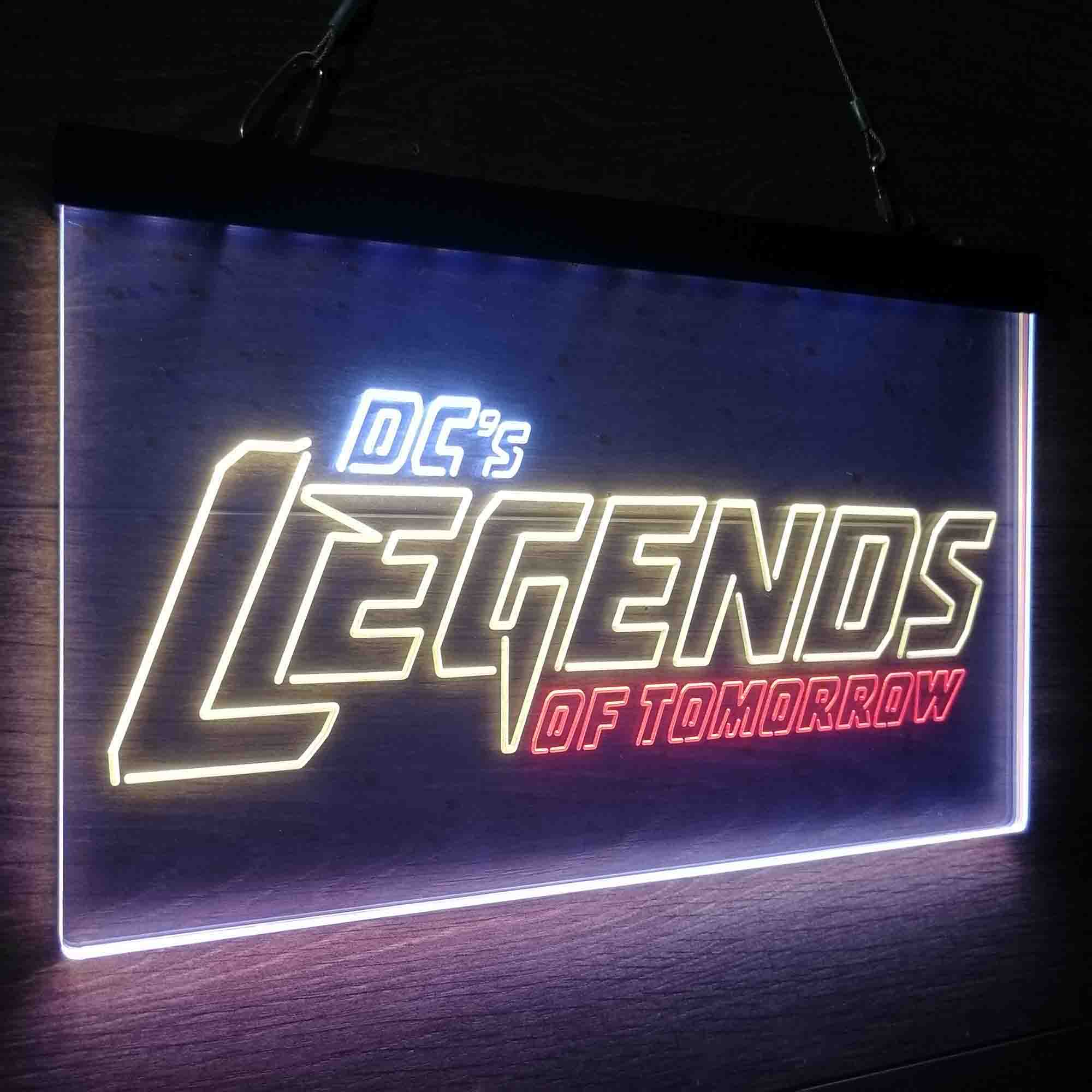 Legends of Tomorrow Neon 3-Color LED Sign