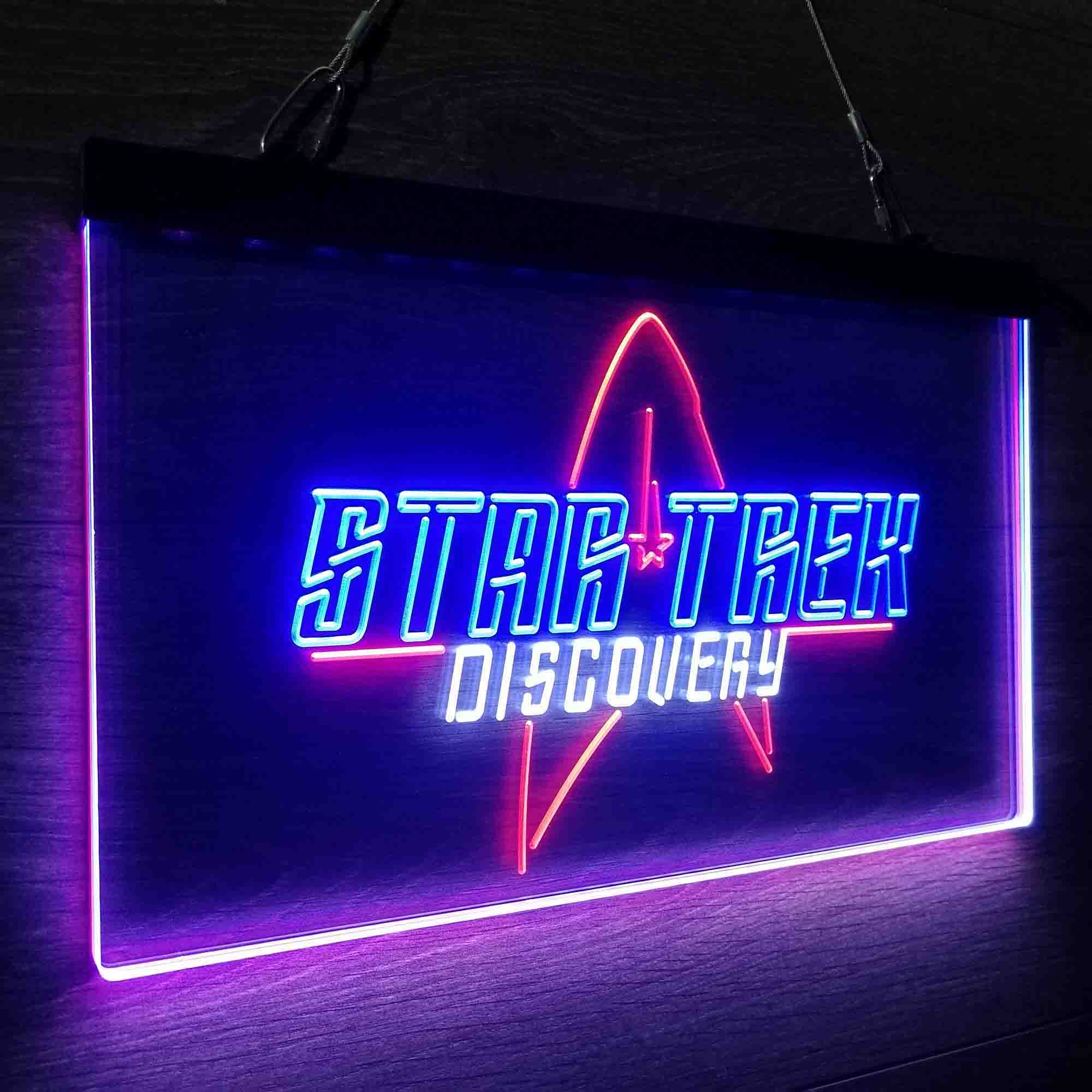 Star Trek Discovery Neon 3-Color LED Sign