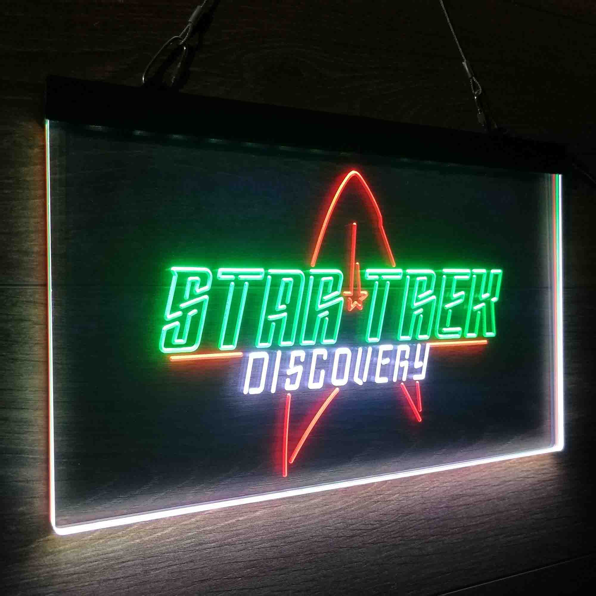 Star Trek Discovery Neon 3-Color LED Sign