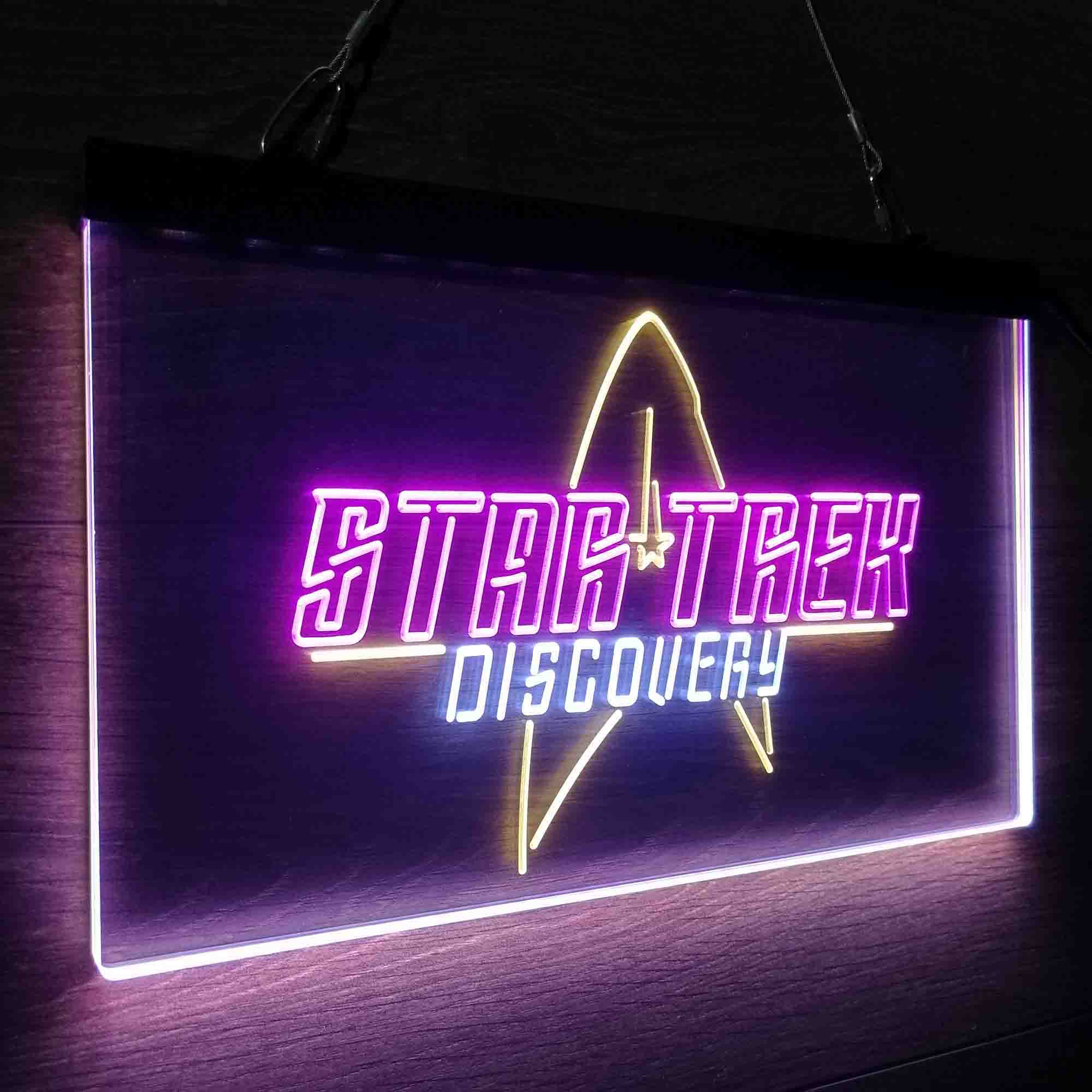 Star Trek Discovery Neon 3-Color LED Sign