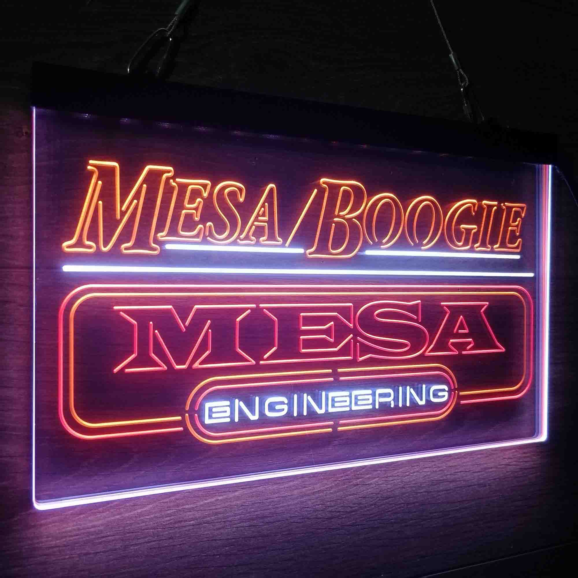 Mesa Boogie Engineering Neon 3-Color LED Sign