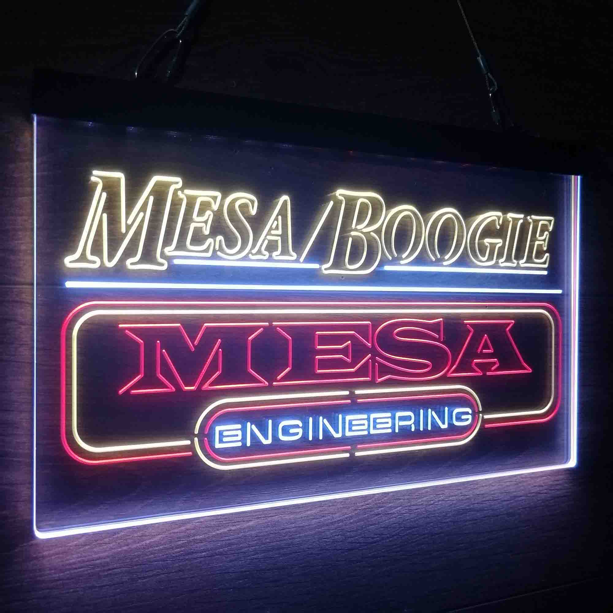 Mesa Boogie Engineering Neon 3-Color LED Sign