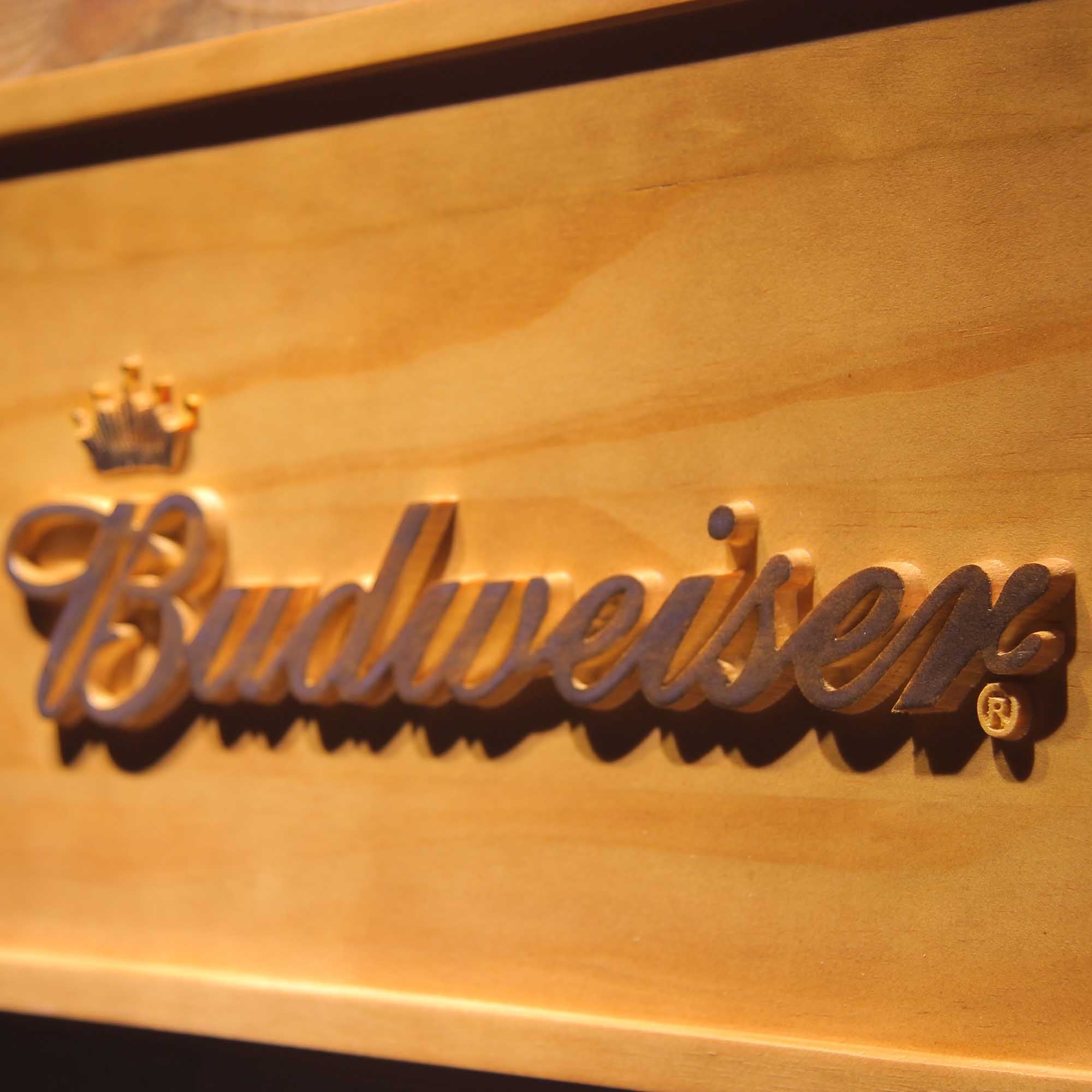 Budweiser 8 Dale Jr. 3D Wooden Engrave Sign