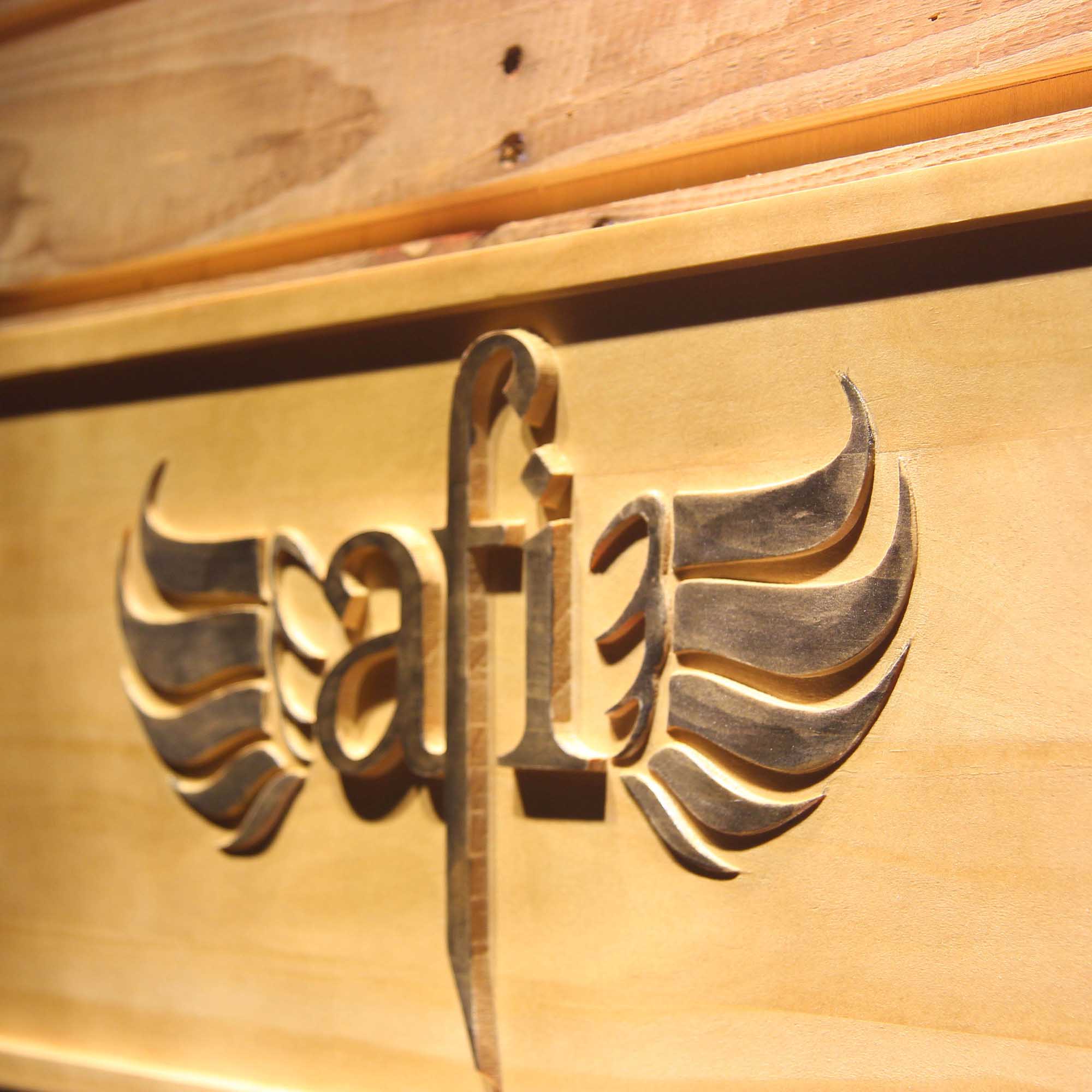 AFI 3D Wooden Engrave Sign