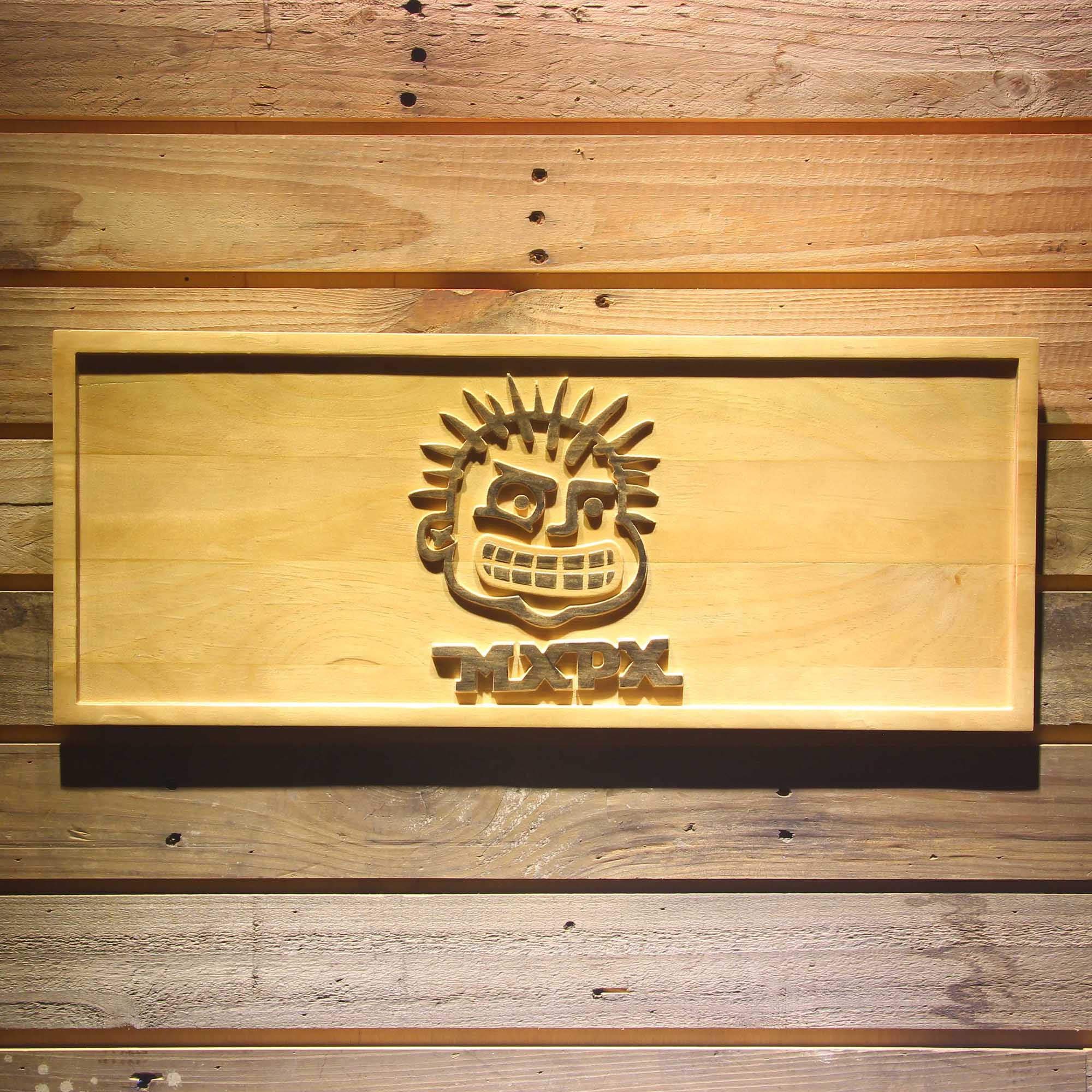 MxPx 3D Wooden Engrave Sign