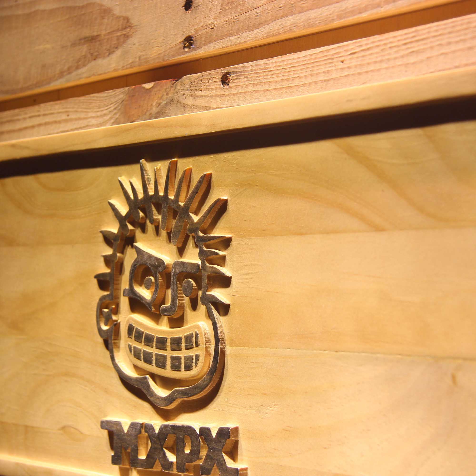 MxPx 3D Wooden Engrave Sign