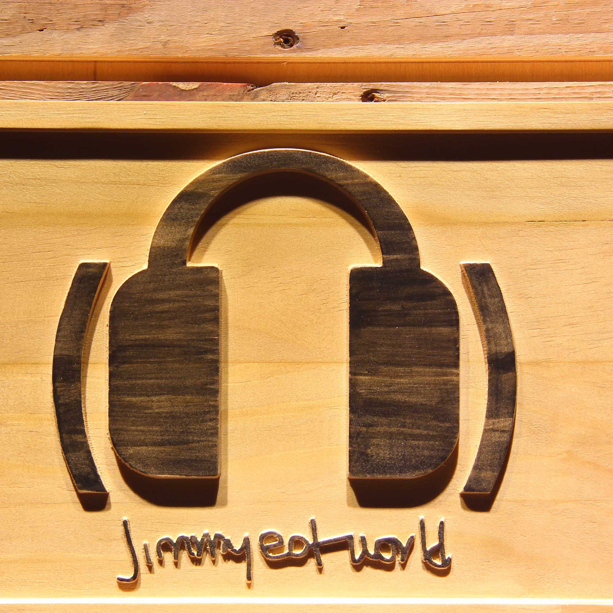 Jimmy Eat World 3D Wooden Engrave Sign