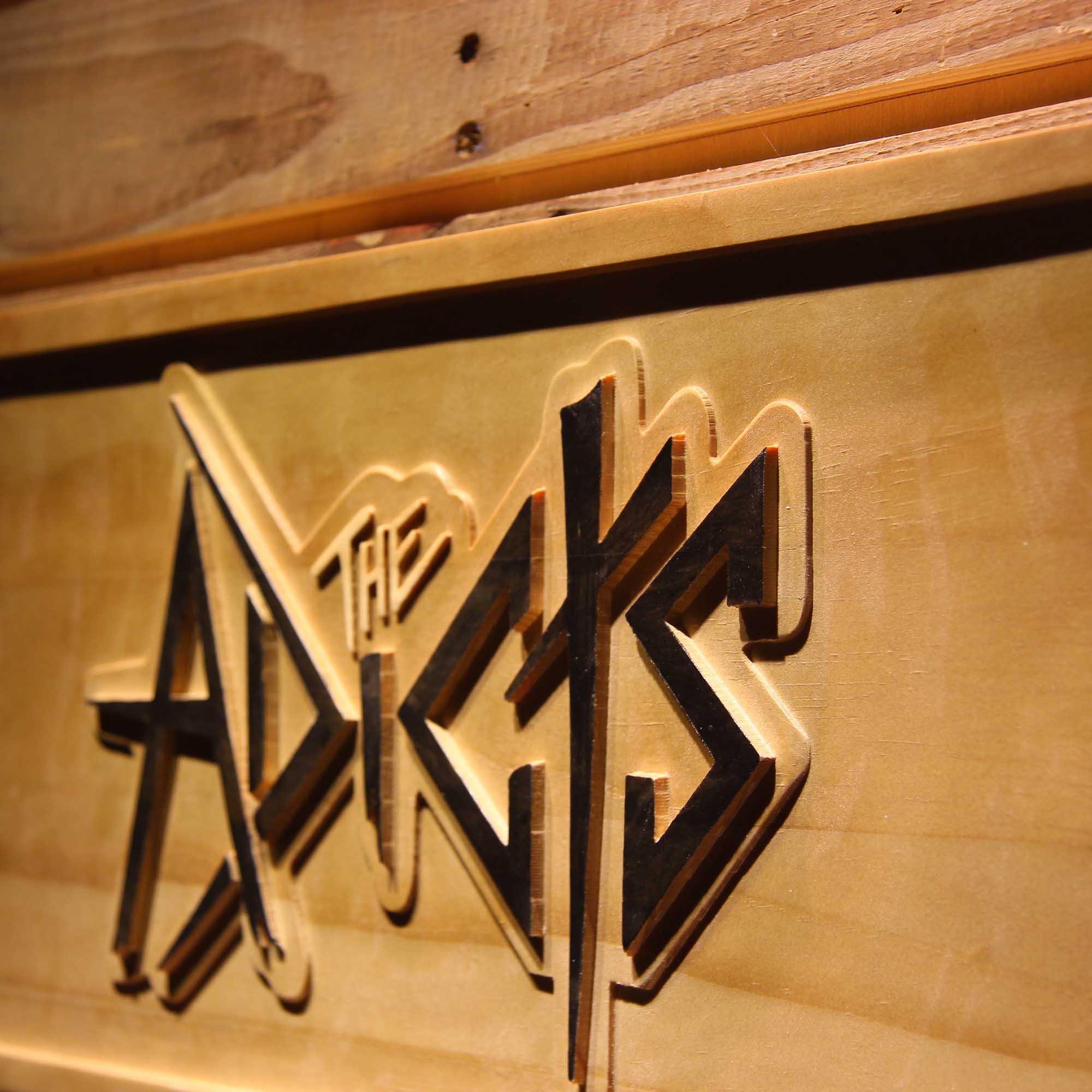 The Adicts British Pubk 3D Wooden Engrave Sign