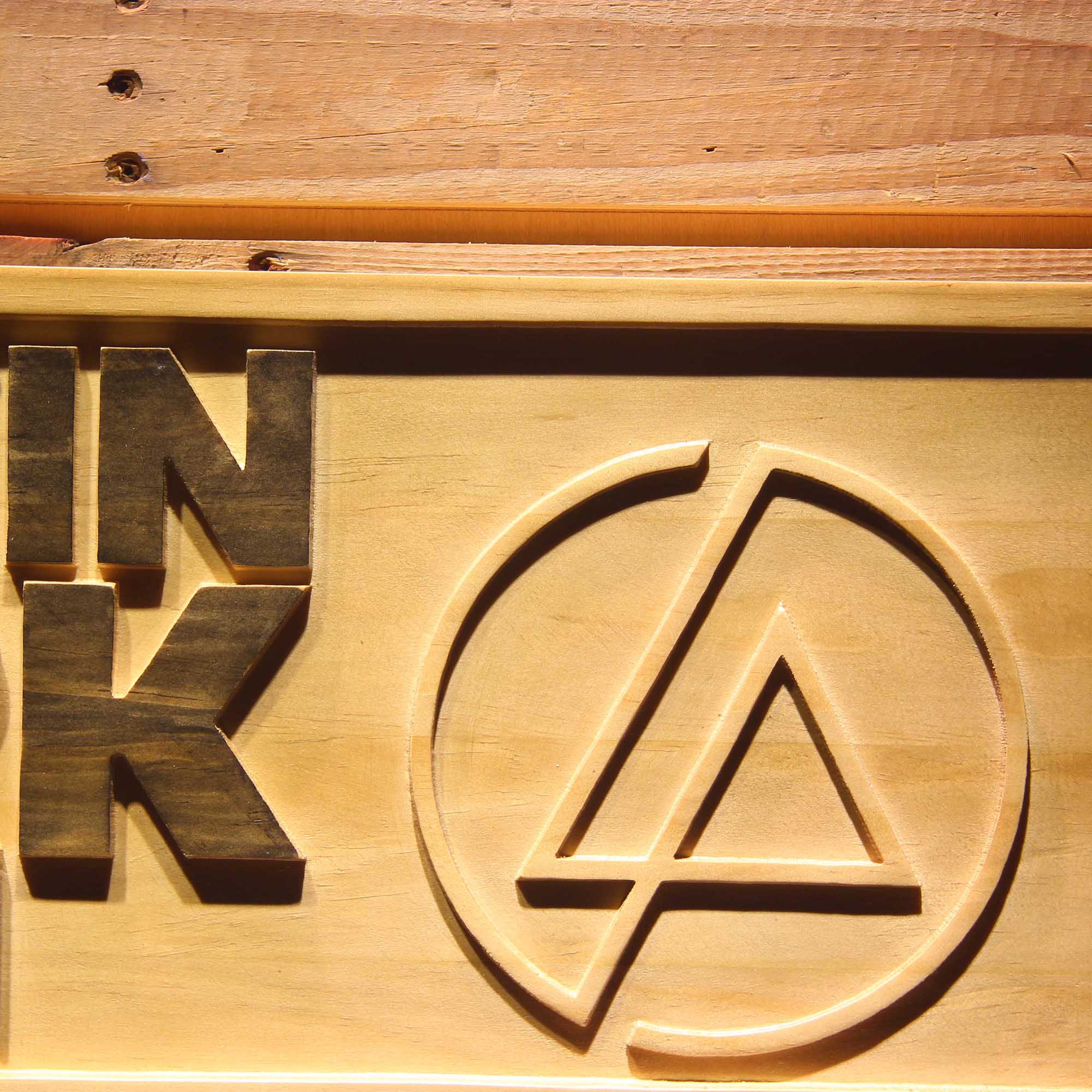 Linkin Park Rock Band Bar Beer 3D Wooden Engrave Sign