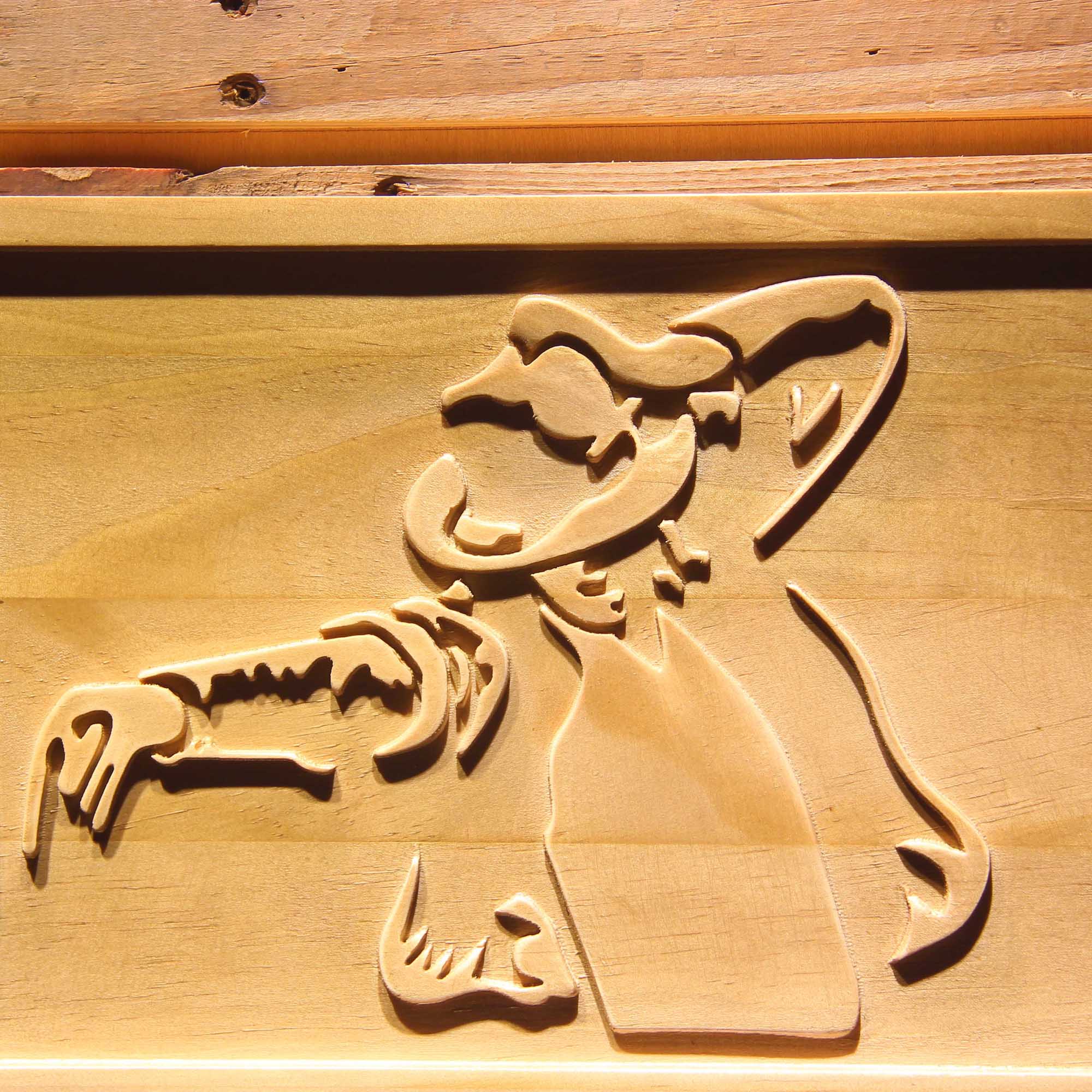 Michael Jackson King of Pop 3D Wooden Engrave Sign