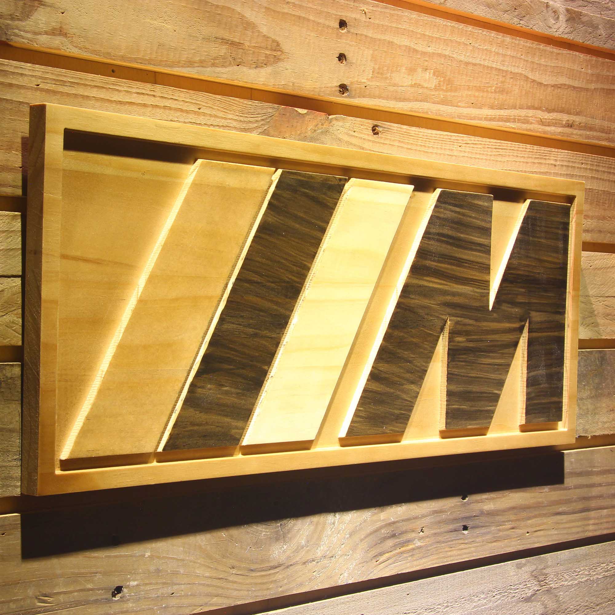 BMW 3D Wooden Engrave Sign