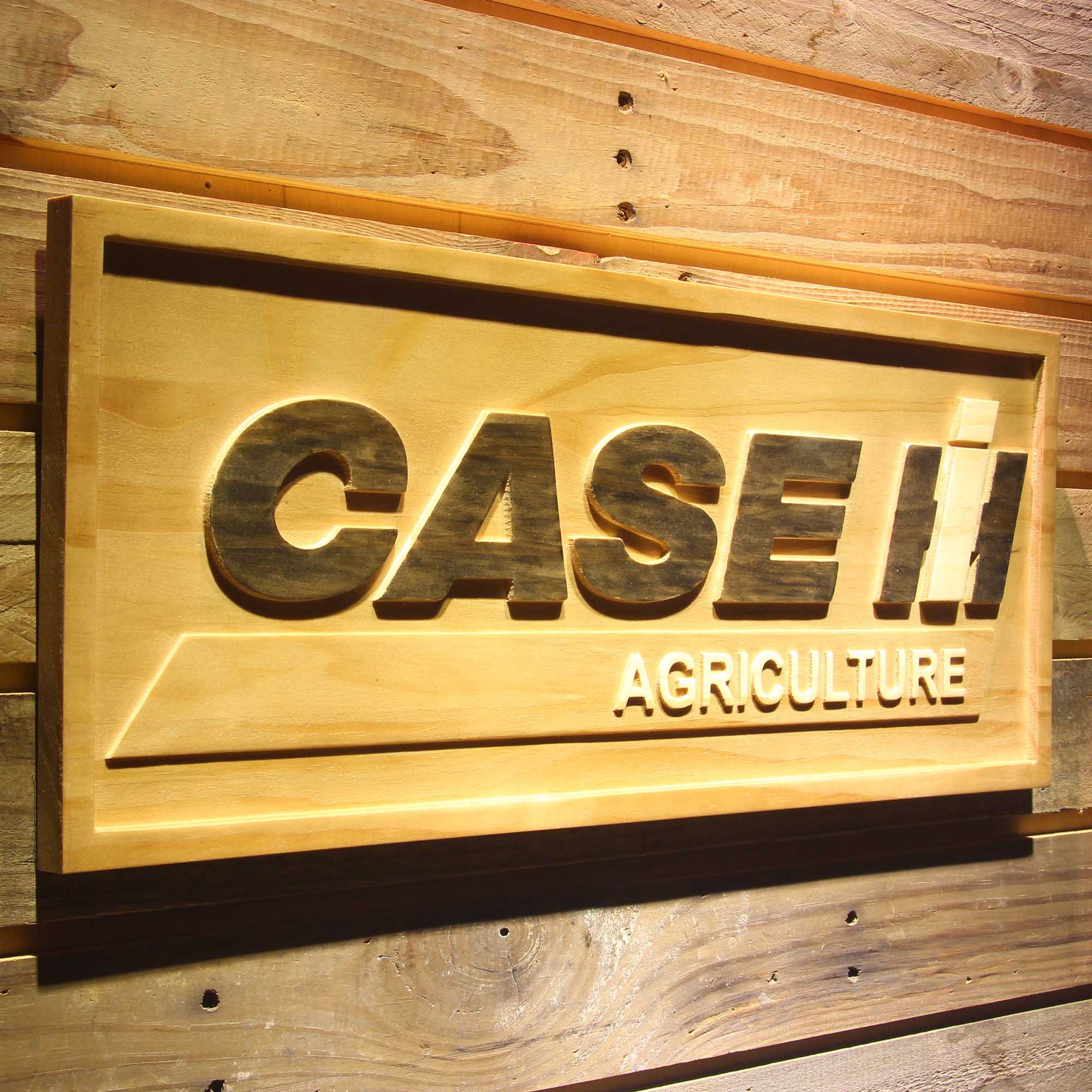 Case International Harvest Harvester 3D Wooden Engrave Sign