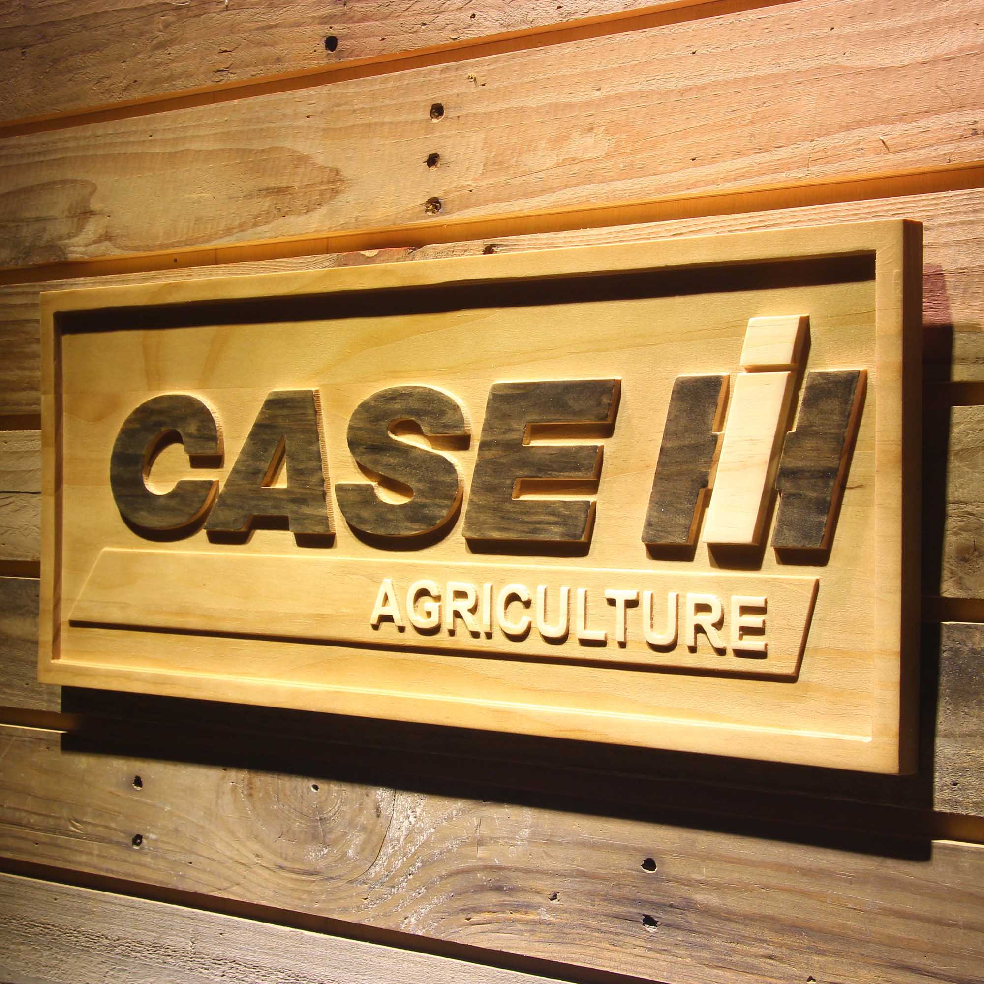 Case International Harvest Harvester 3D Wooden Engrave Sign