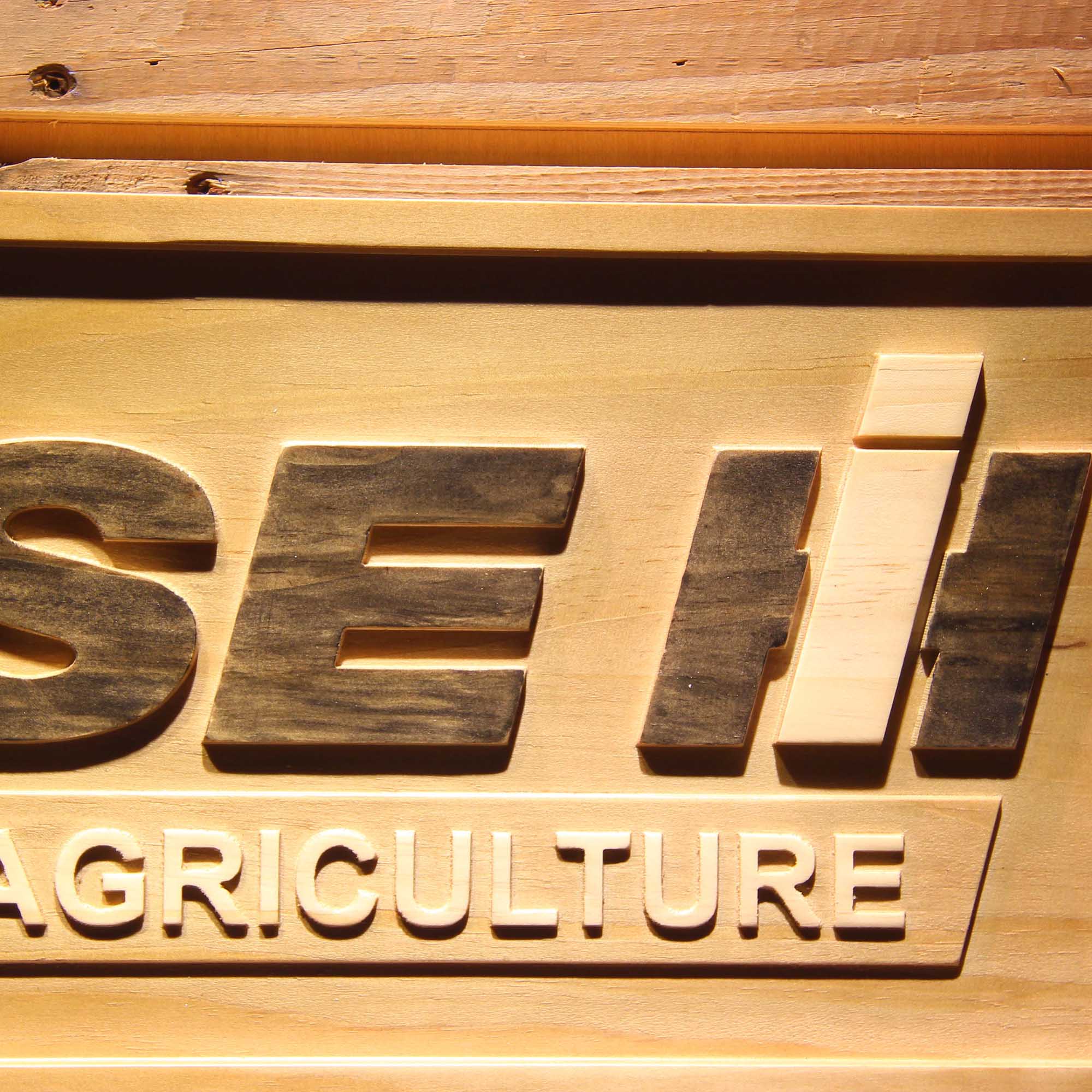 Case International Harvest Harvester 3D Wooden Engrave Sign