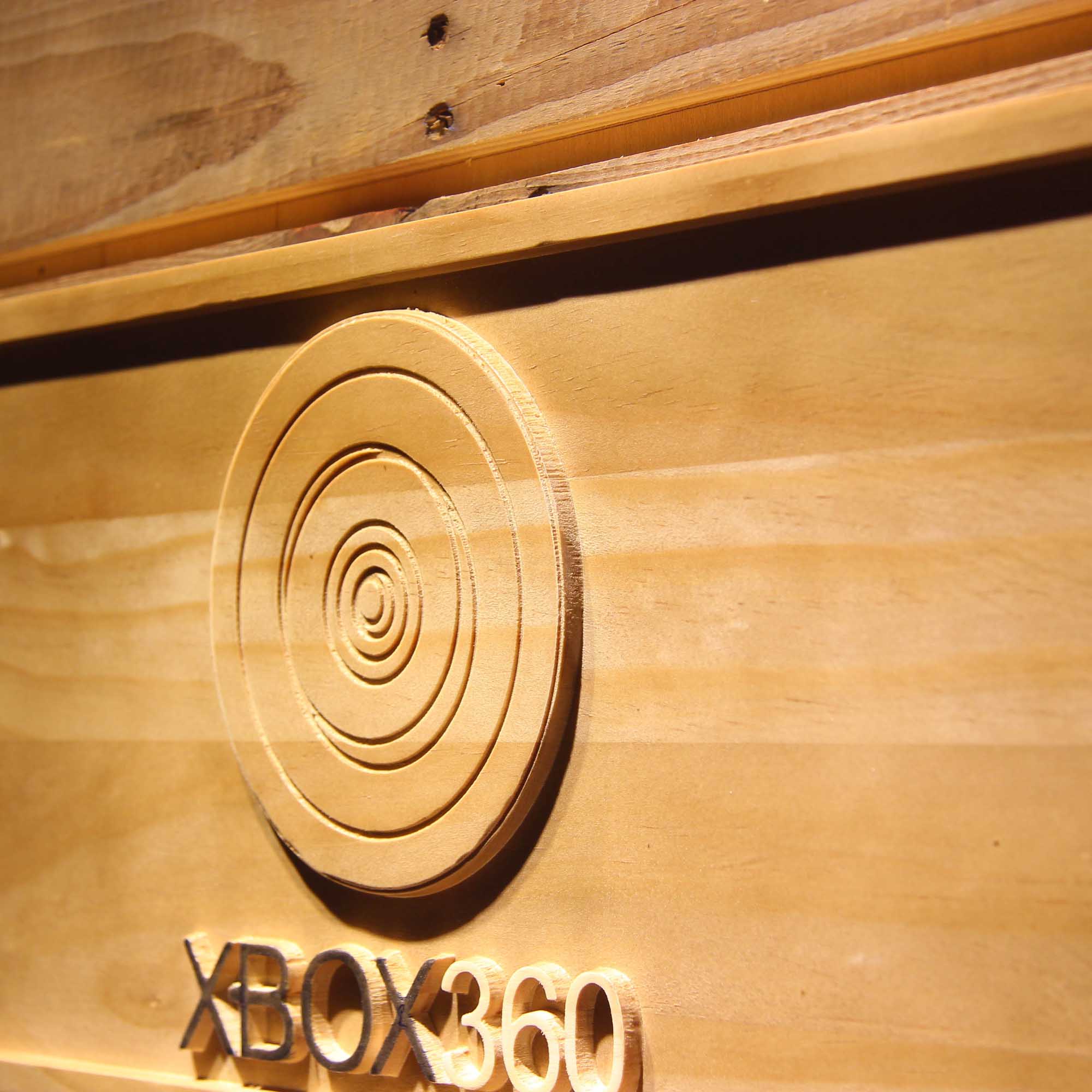 Xbox 360 Man Cave 3D Wooden Engrave Sign